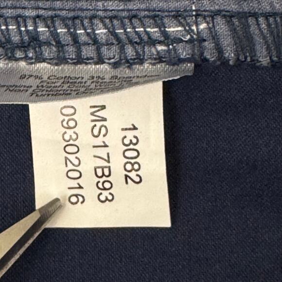 NEW Peter Millar Golf Pants Mens 40x33 Blue Chino Stretch Cotton Performance - Picture 7 of 9